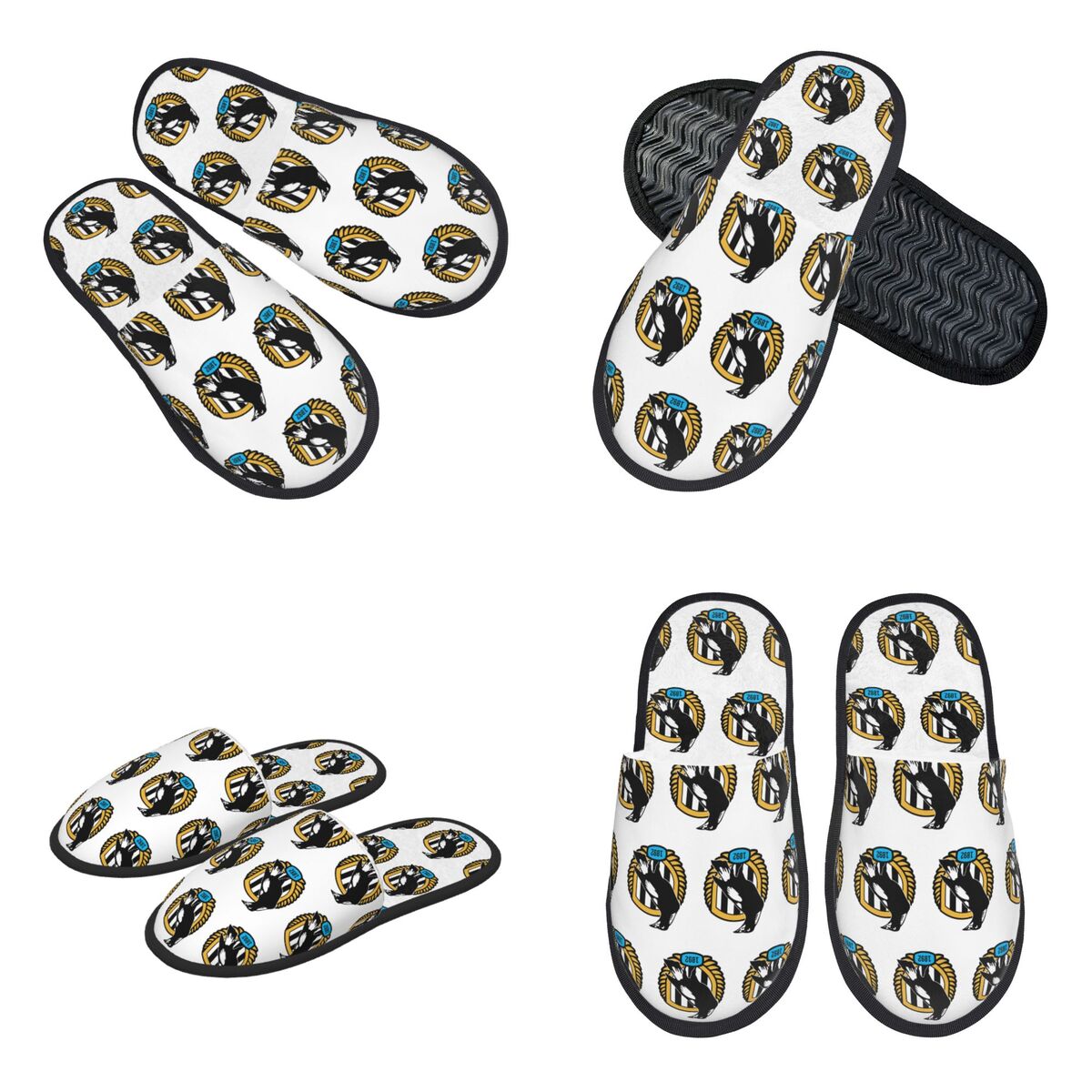 Women Shoes Logo - Maßgefertigte Newcastle United Logo Alternative Hausschuhe