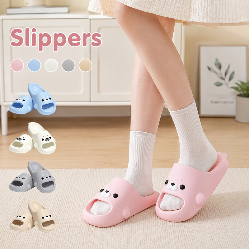 Women Shoes Sandals - Seal Slippers Damen Sommer Weiche Sohle