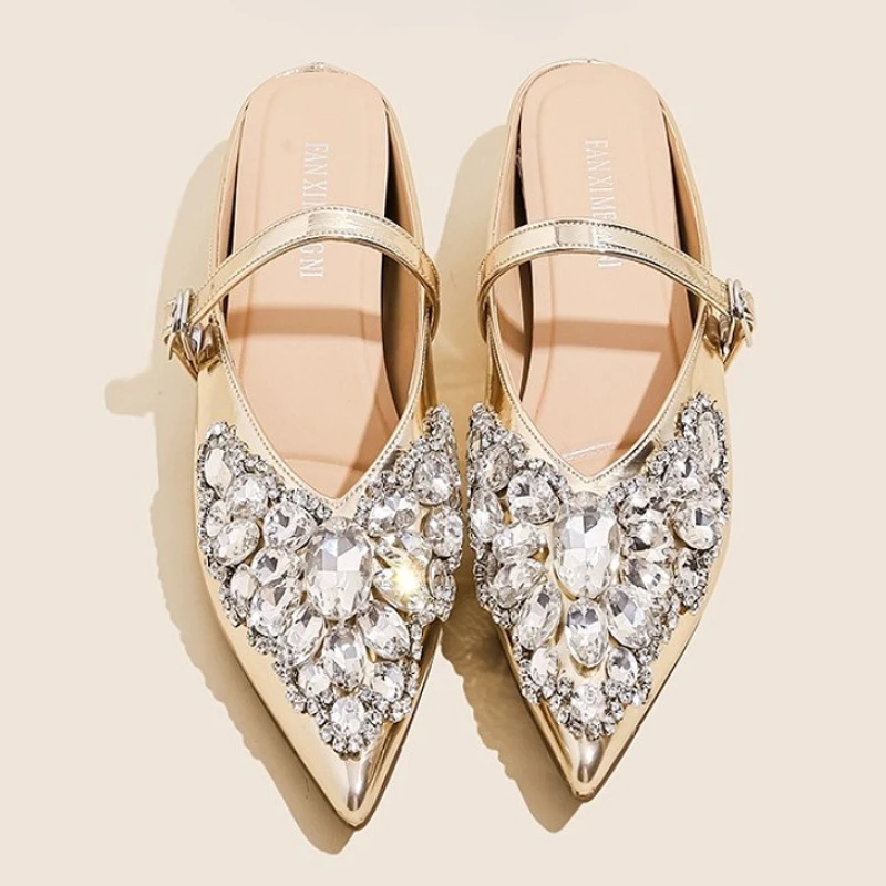 Women Shoes Luxury Brand - Diamant Luxus Designer Sandalen Frauen Glitter