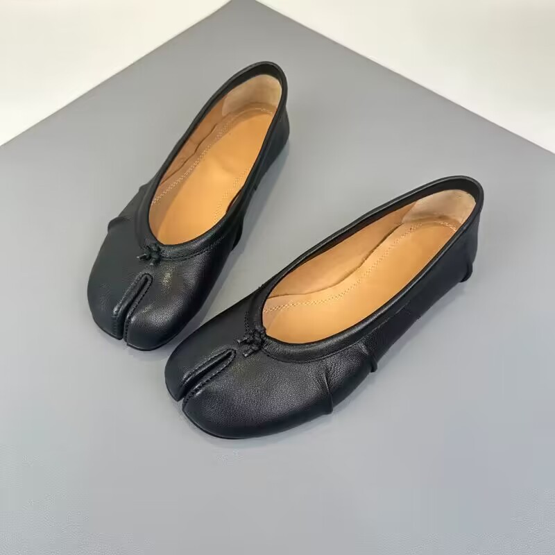 Ballet Flat Women - NEUE Split-Toe-Flachschuhe für Damen, Retro-Ballettschuhe, lässige