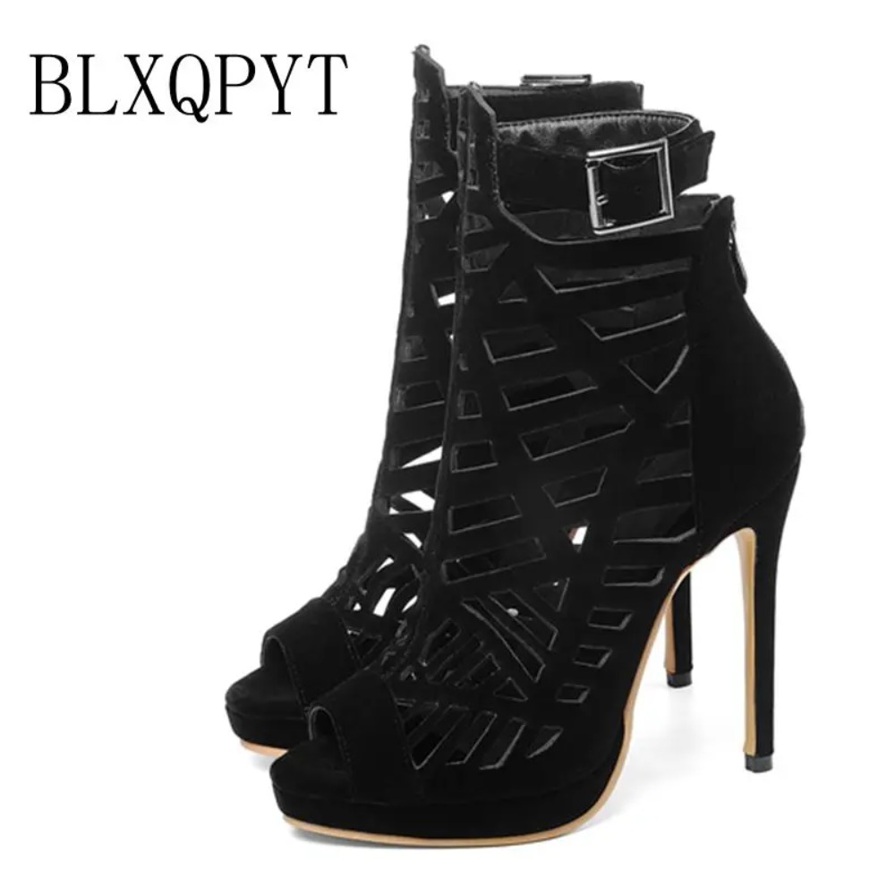 Wide Fit Heels - BLXQPY Super Große Größe 28-52 High