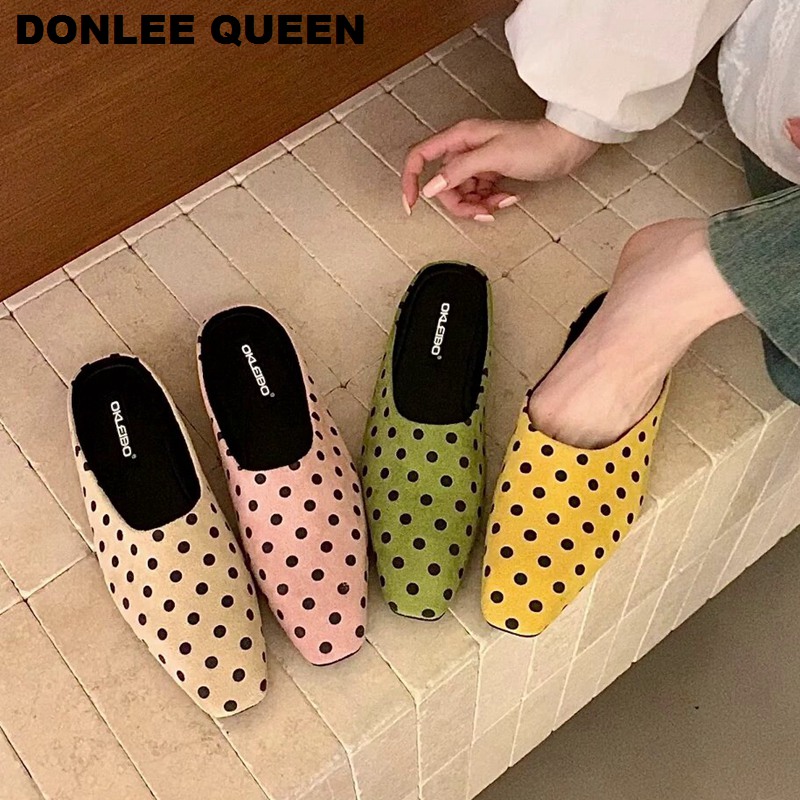 Ballet Flat Women - 2026 Neue Sommer-Slides Mules Schuhe Modische