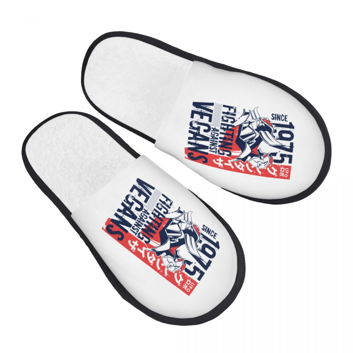 Women'S Shoes Vegan - Benutzerdefinierte Goldorak Grandizer Vegane weiche Memory