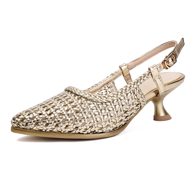 Women'S Shoes Kitten Heels - Sommer-Schuhe Sandalen für Damen Mode Atmungsaktiv