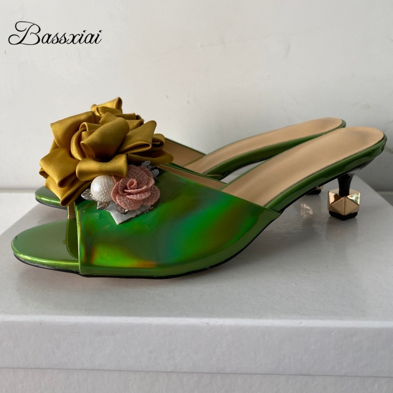 Kristall Dekor handgemachte Bl – Women'S Shoes Kitten Heels Bewertung und Preis