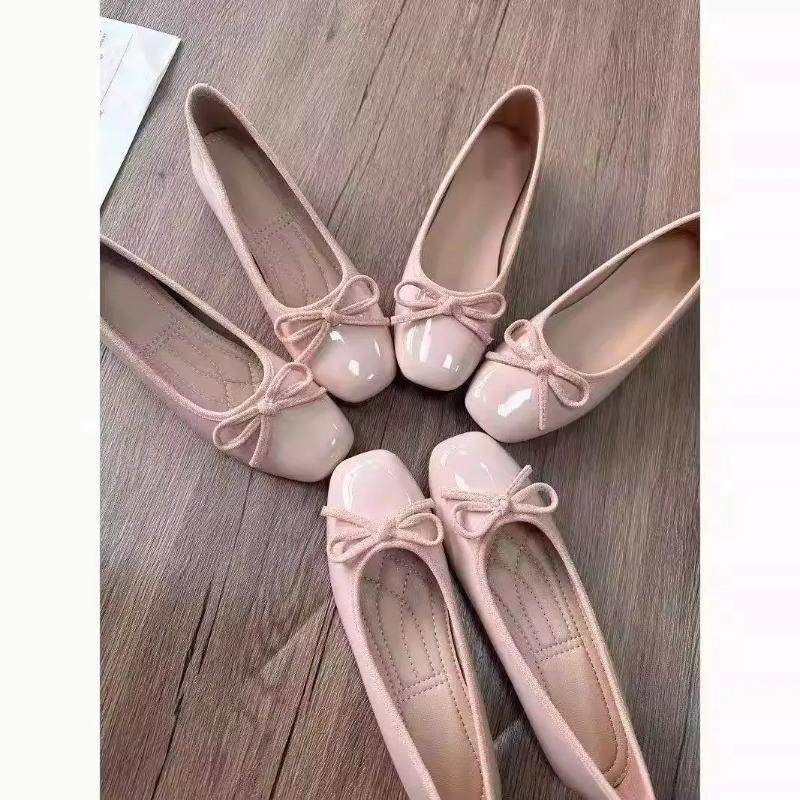 Damen-Ballettschuhe mit eckige – Ballet Flat Women Bewertung und Preis