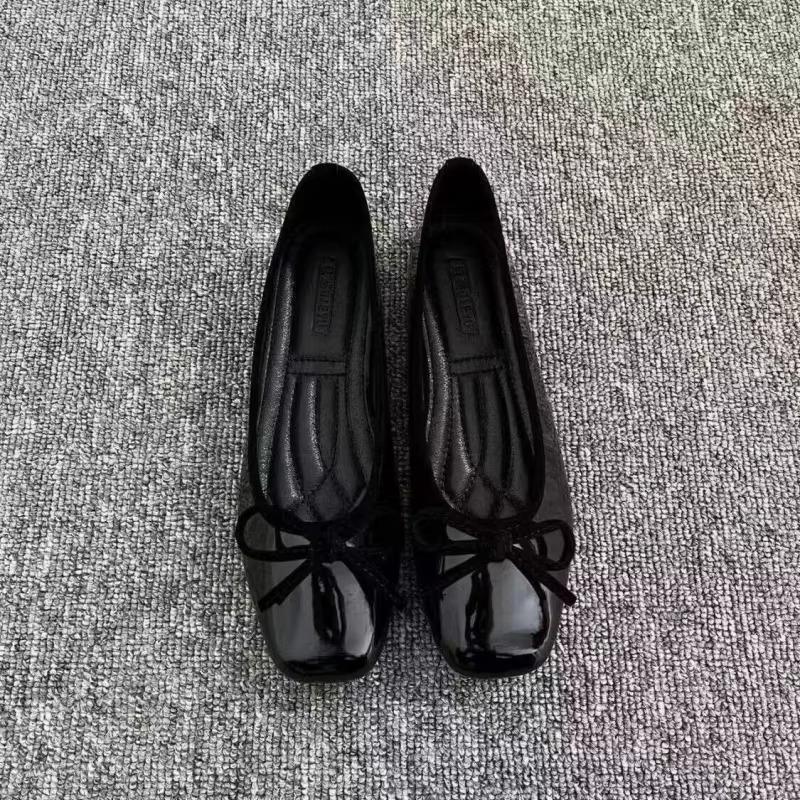 Damen-Ballettschuhe mit eckige – Ballet Flat Women Bewertung und Preis