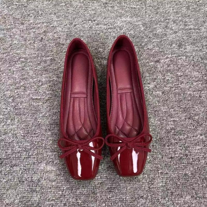 Damen-Ballettschuhe mit eckige – Ballet Flat Women Bewertung und Preis