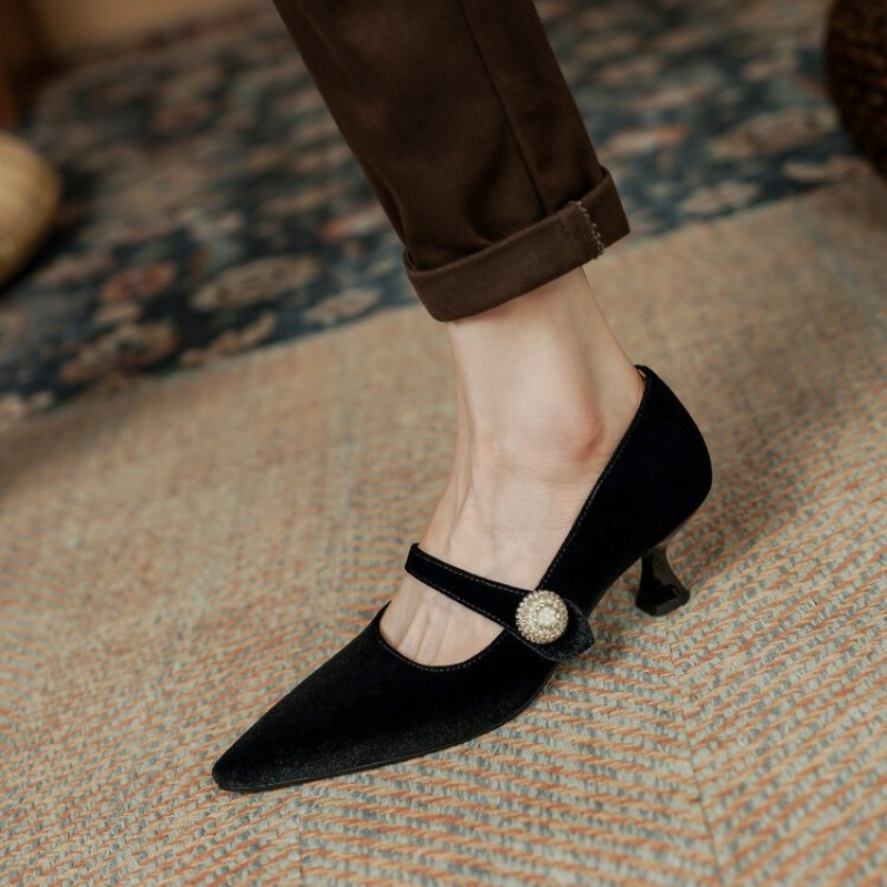 Weinrote Mary-Jane-Schuhe mit  – Women'S Shoes Temu Bewertung und Preis