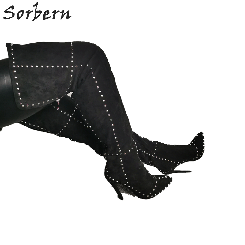 Sorbern Nieten-Oberschenkelsti – Women'S Shoes Vegan Bewertung und Preis