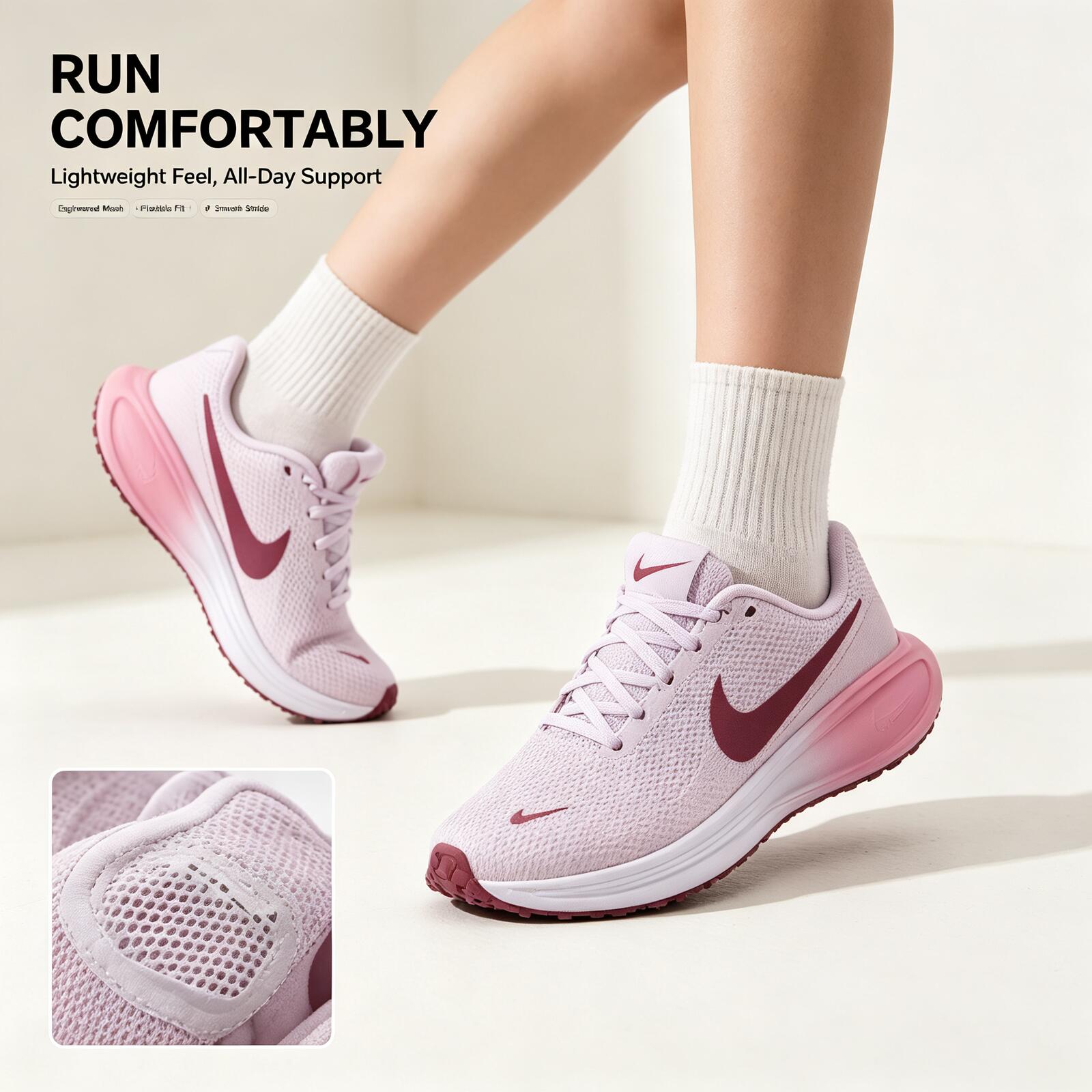 Nike Damen-Laufschuhe in Rosa, – Women Shoes Running Nike Bewertung und Preis