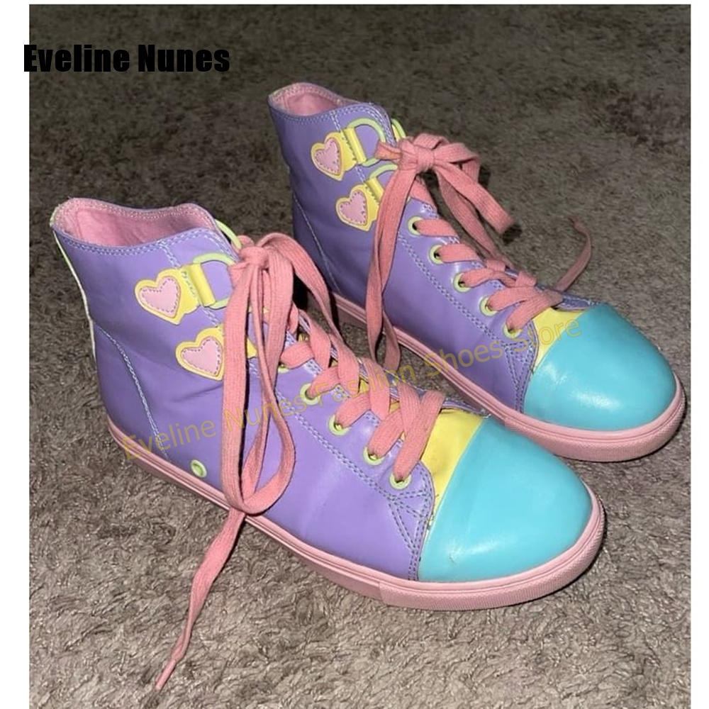 Y2K Mädchen Süße High-Top Snea – Women'S Shoes Casual Sneakers Bewertung und Preis