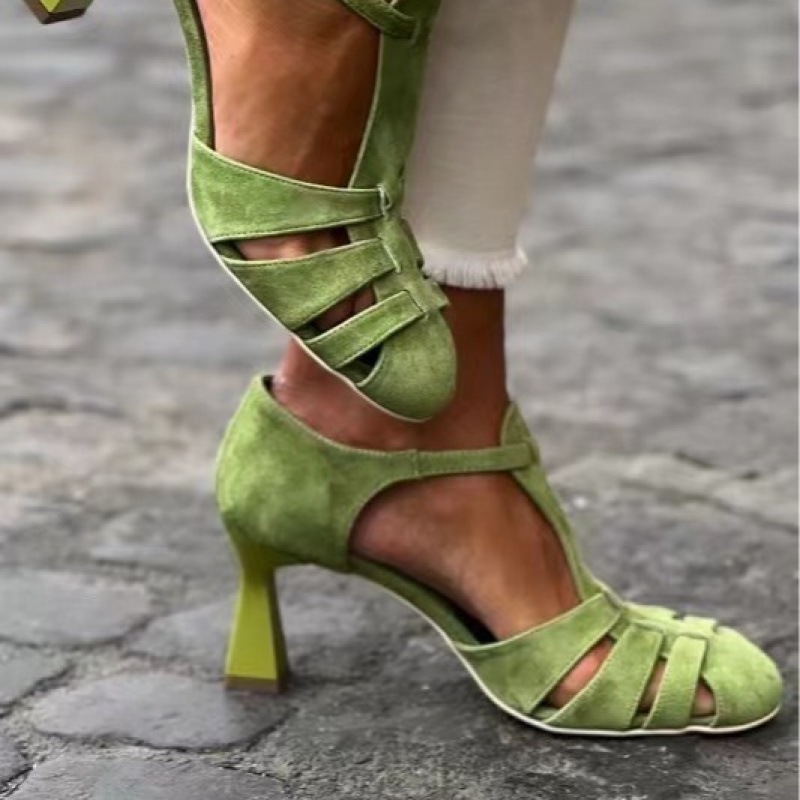 Damen Grüne Wildleder Kitten-H – Women'S Shoes Kitten Heels Bewertung und Preis