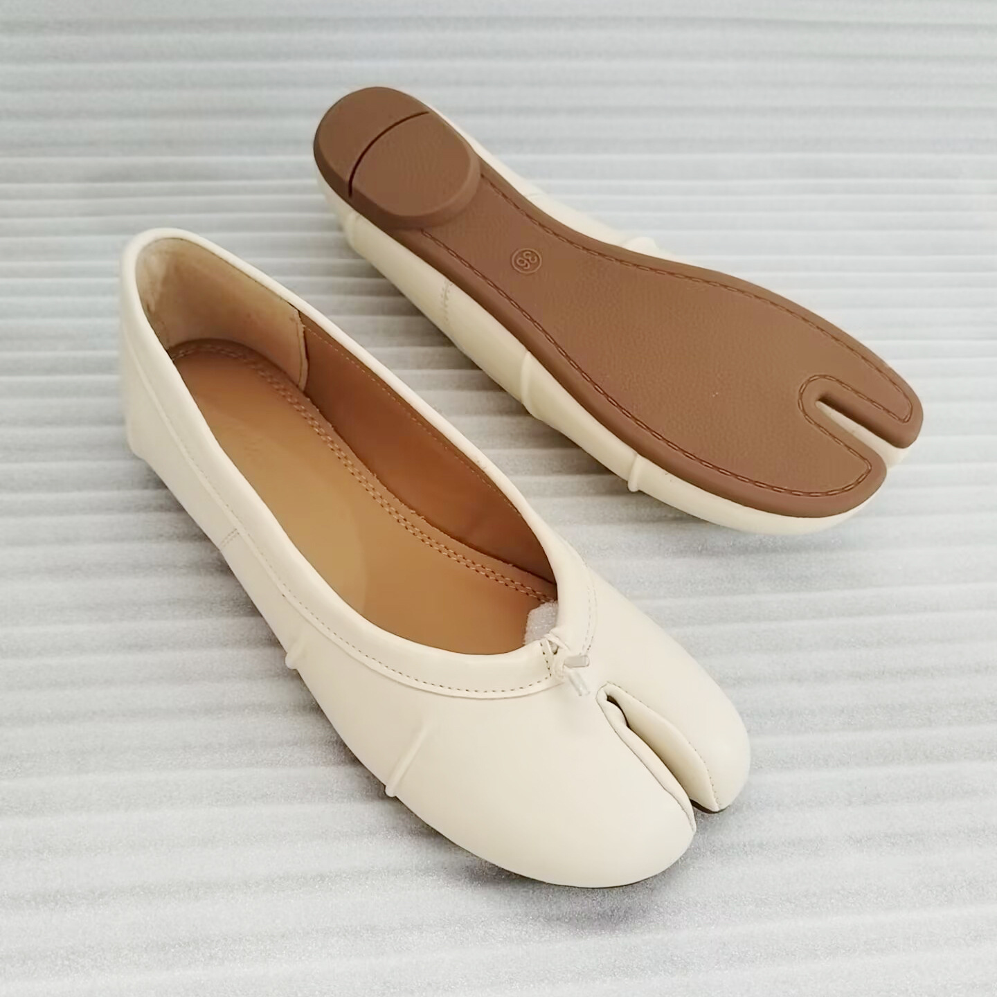 NEUE Split-Toe-Flachschuhe für – Ballet Flat Women Bewertung und Preis