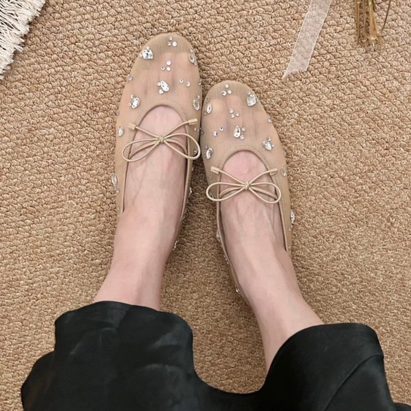 Elegante Damen-Ballerinas mit  – Ballet Flat Women Bewertung und Preis