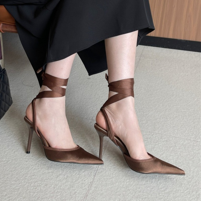 Schlange Satin Knöchelriemen L – Women Shoes Luxury Brand Bewertung und Preis