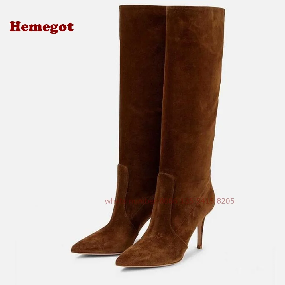 Braune Slip-On-Stiefel für Dam – Women'S Shoes Vegan Bewertung und Preis