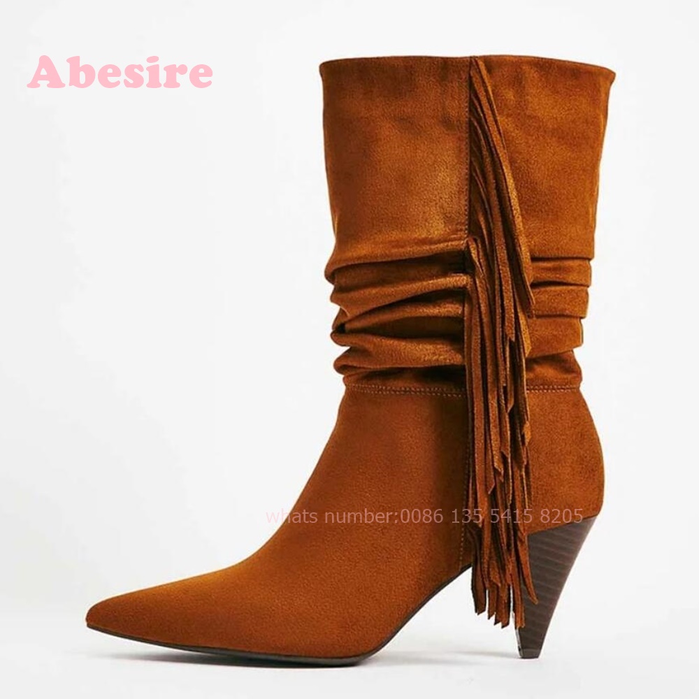 Weiße Kegel Ferse Fransen Schu – Women'S Shoes Vegan Bewertung und Preis