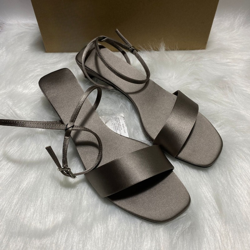 Luxus Satin Ankle Strap Low He – Women Shoes Luxury Brand Bewertung und Preis