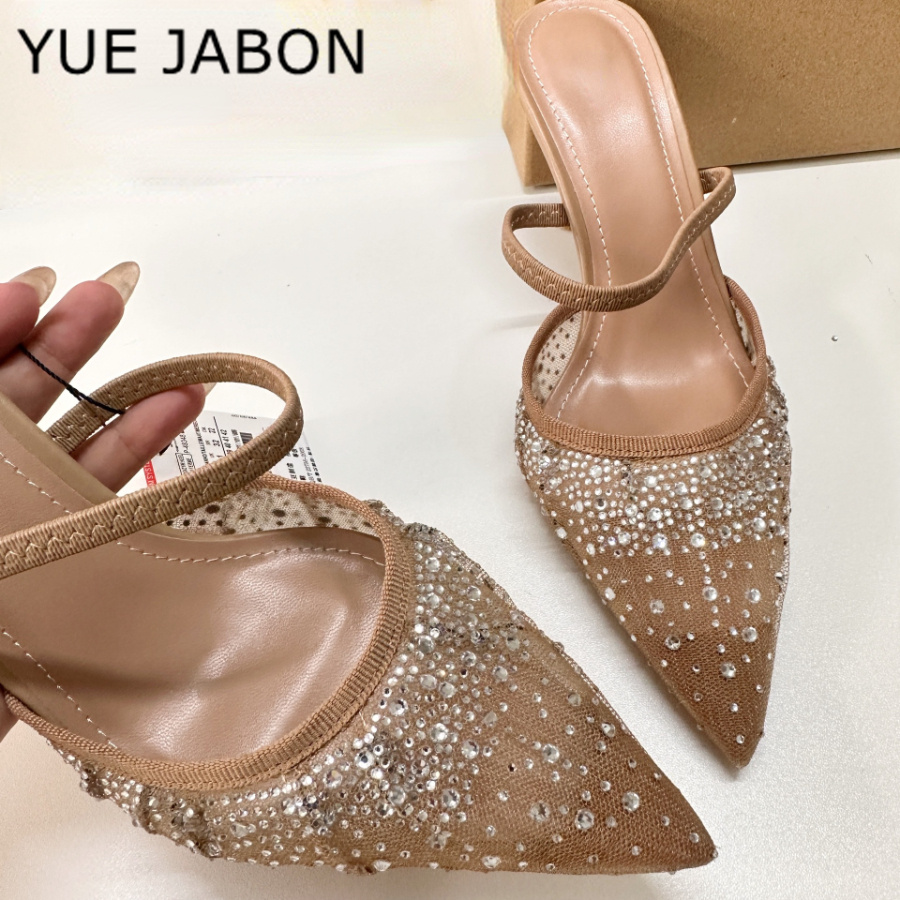 Mesh Strass High Heel Sandalen – Women Shoes Ysl Bewertung und Preis