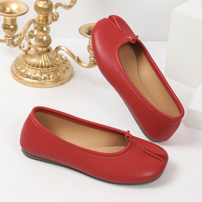 Damen-Ballerinas mit geteilter – Ballet Flat Women Bewertung und Preis