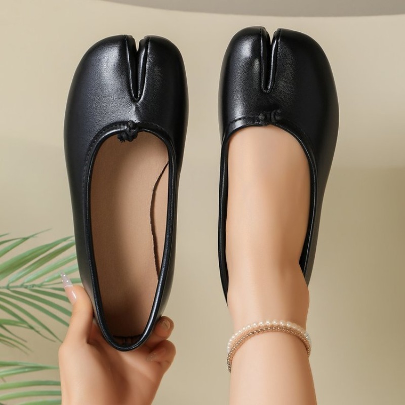 Damen-Ballerinas mit geteilter – Ballet Flat Women Bewertung und Preis