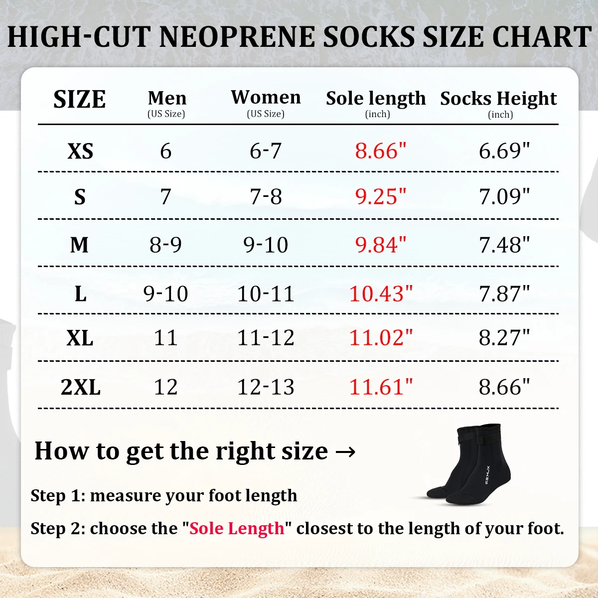 Herren Damen 3 mm Neoprensocke – Women'S Shoes Neuropathy Bewertung und Preis