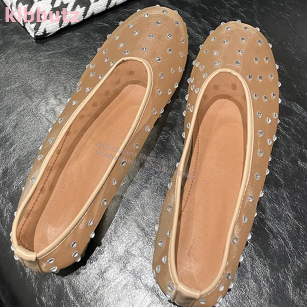 Crystal Mesh Ballet Pumps mit  – Ballet Flat Women Bewertung und Preis