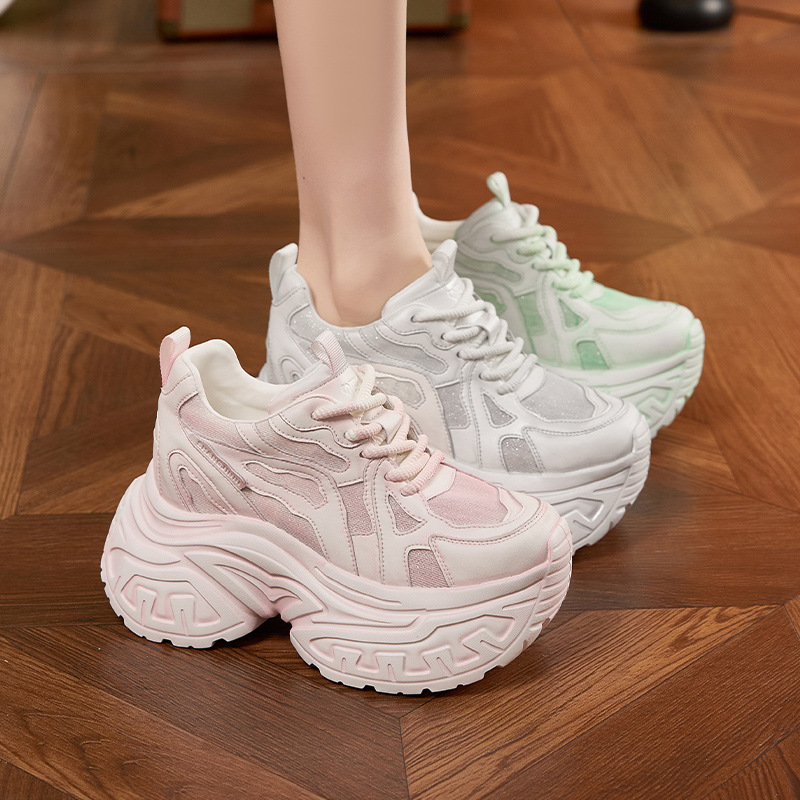 Damen Mode Chunky Plateau-Snea – Women'S Shoes Casual Sneakers Bewertung und Preis