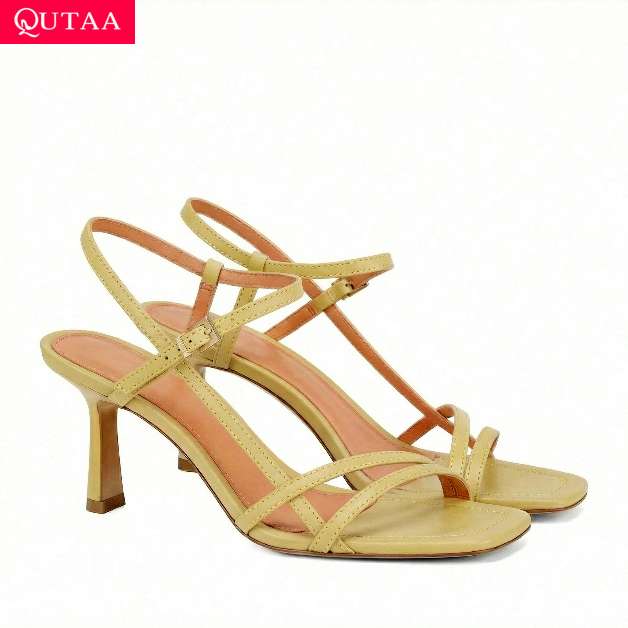 QUTAA Modische High Heels für  – Women'S Shoes Kitten Heels Bewertung und Preis